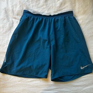 Nike Men’s Teal-Blue Performance Shorts